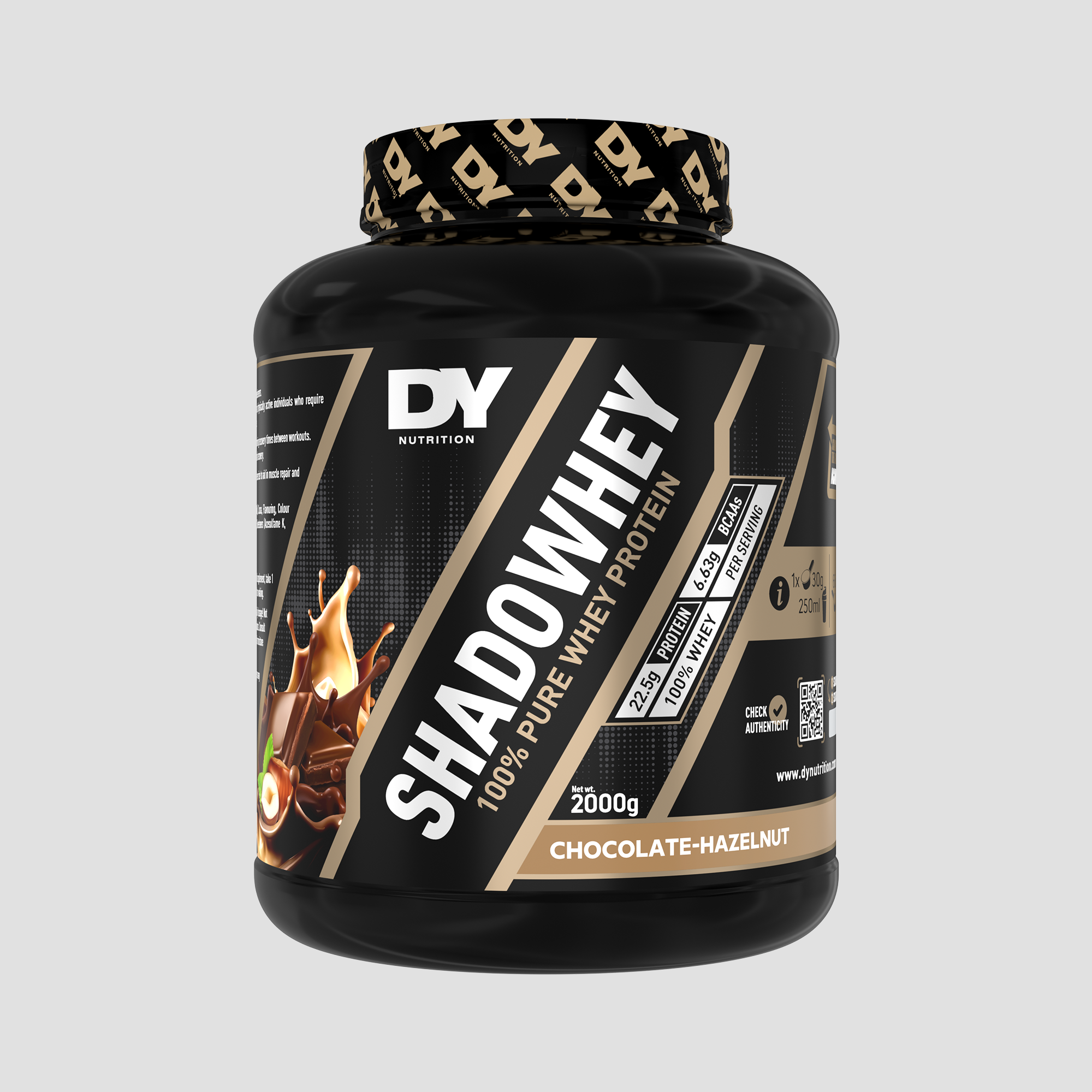 DY Nutrition Shadowhey 100% Pure Whey protéine 22,8 g chocolat