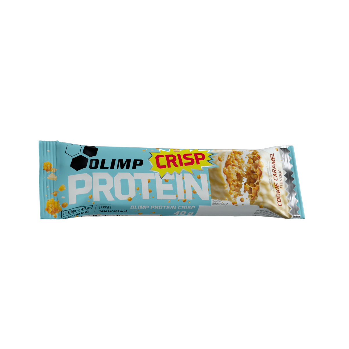 Olimp Protein Crisp barre protéinée 40 g biscuit-caramel