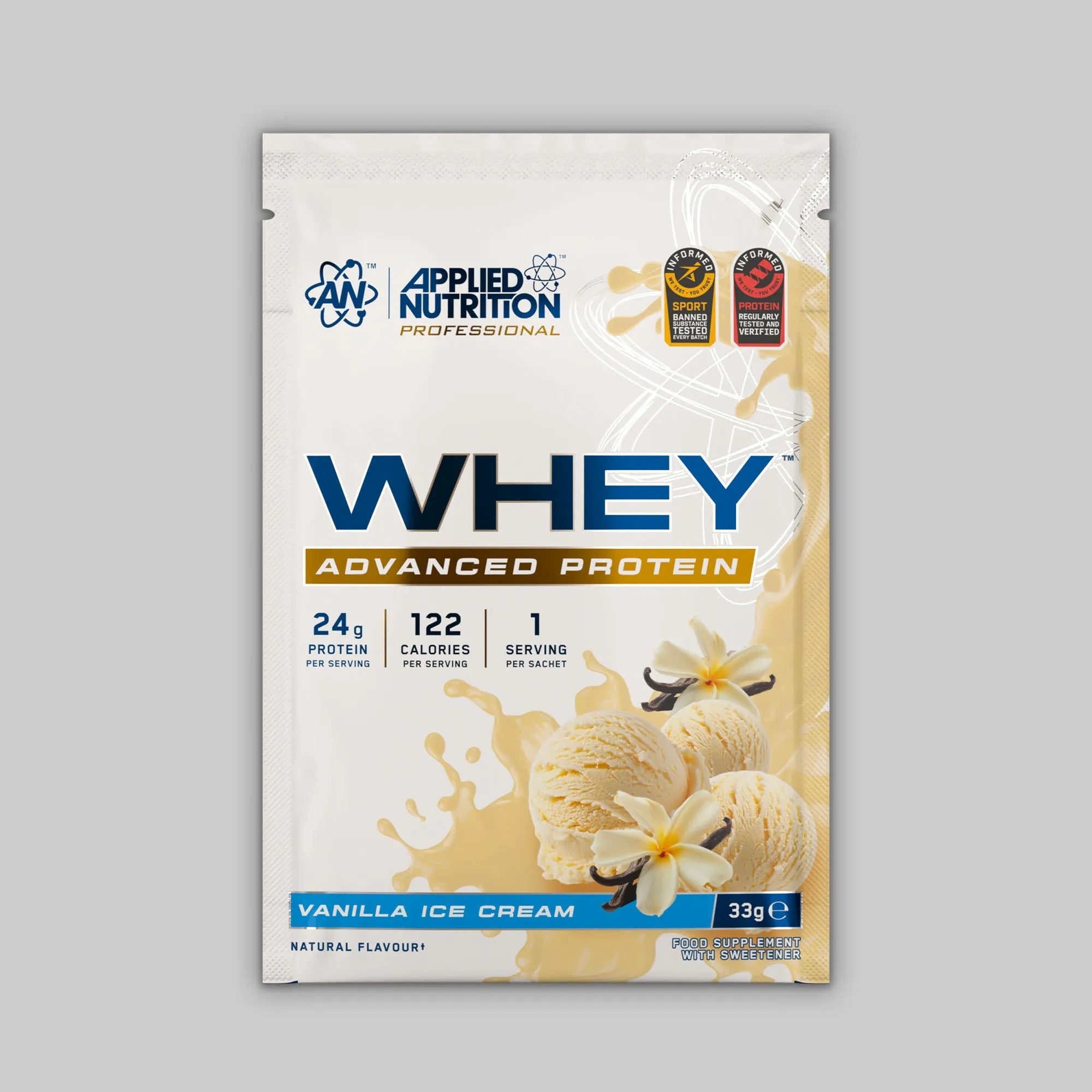 Applied Nutrition Critical Whey Sachet Chocolat 33 g 24 g Protéines