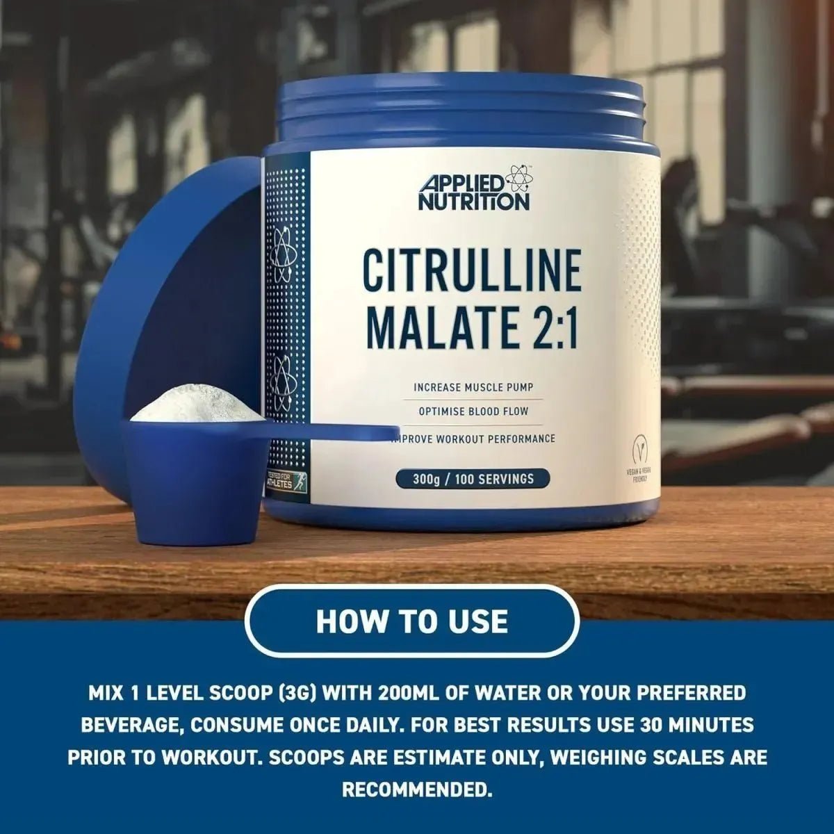 Applied Nutrition Citrulline Malate Acides Aminés 300 g