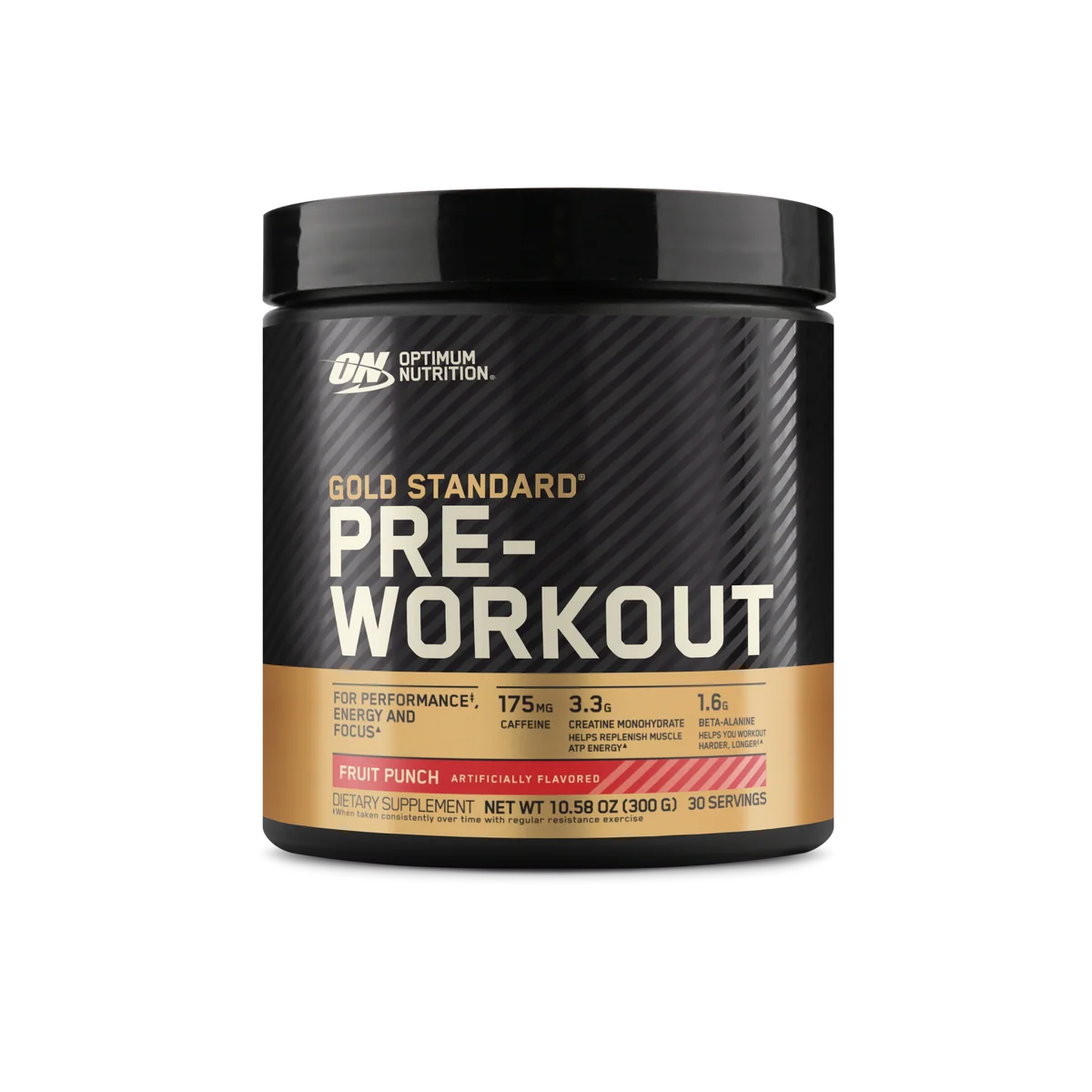Optimum Nutrition Gold Standard pré-workout énergie caféine