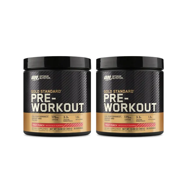 Optimum Nutrition Gold Standard Pre-Workout lot 2x30 doses énergie