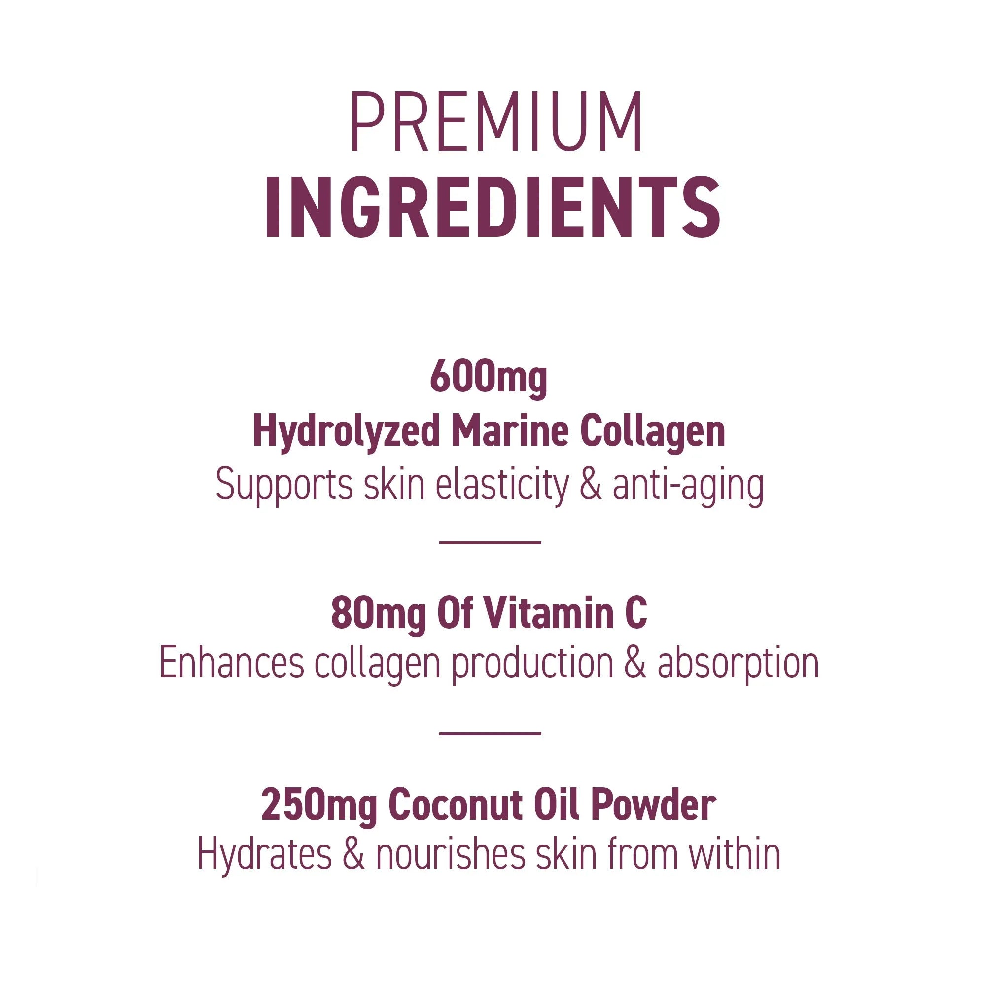 Applied Nutrition Collagen Coconut gélules collagène marin