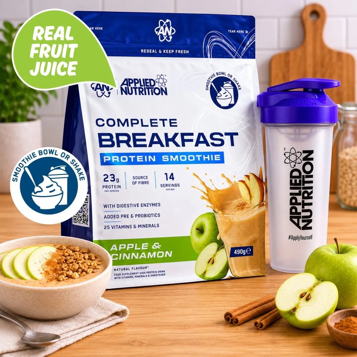 Applied Nutrition Protein Complete Breakfast Pomme Cannelle