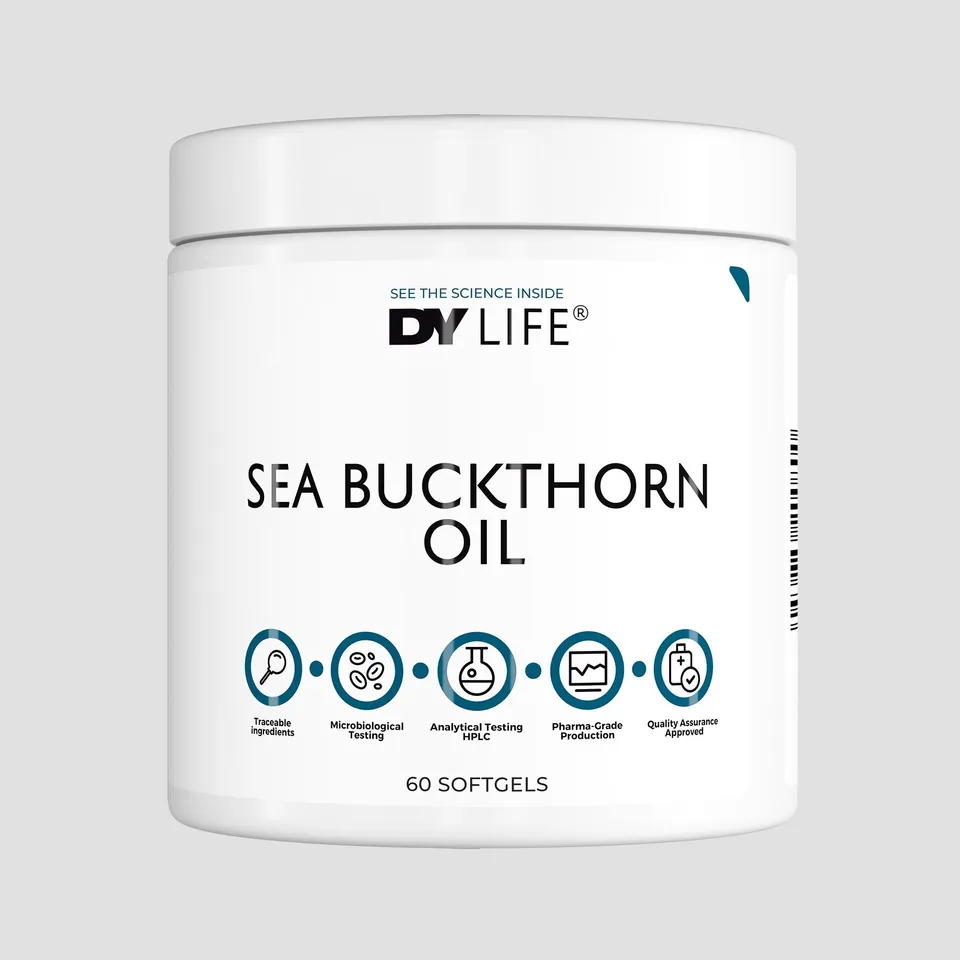 DY Life Huile d'Argousier Gélules 60 Capsules Oméga-7