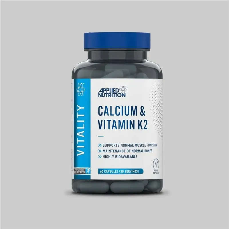 Applied Nutrition Vitality calcium vitamine K2 gélules 60