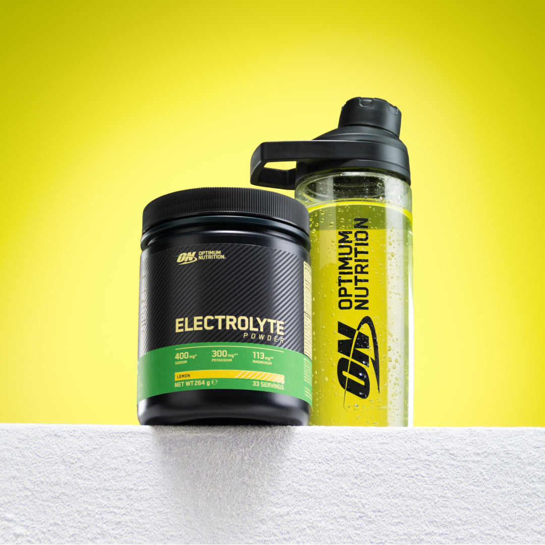 Optimum Nutrition Health Wellness Electrolyte Poudre Orange 264g sans sucre