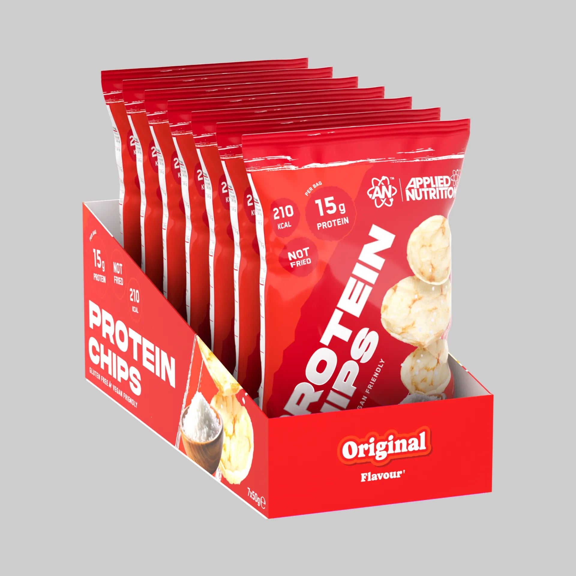 Applied Nutrition Protein Chips Snack 50g Original 15g
