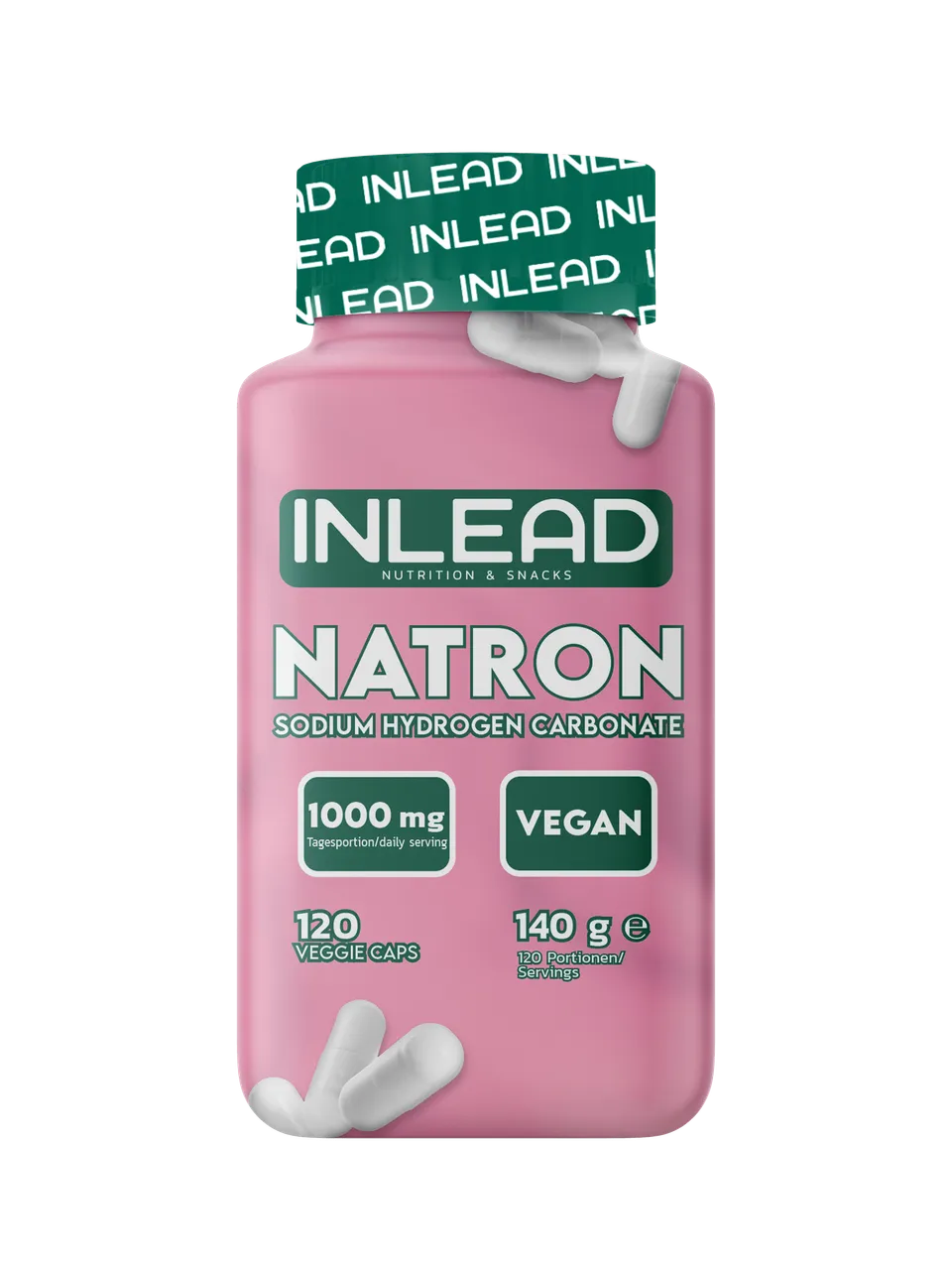 Inlead Natron complément minéral 120 gélules vegan