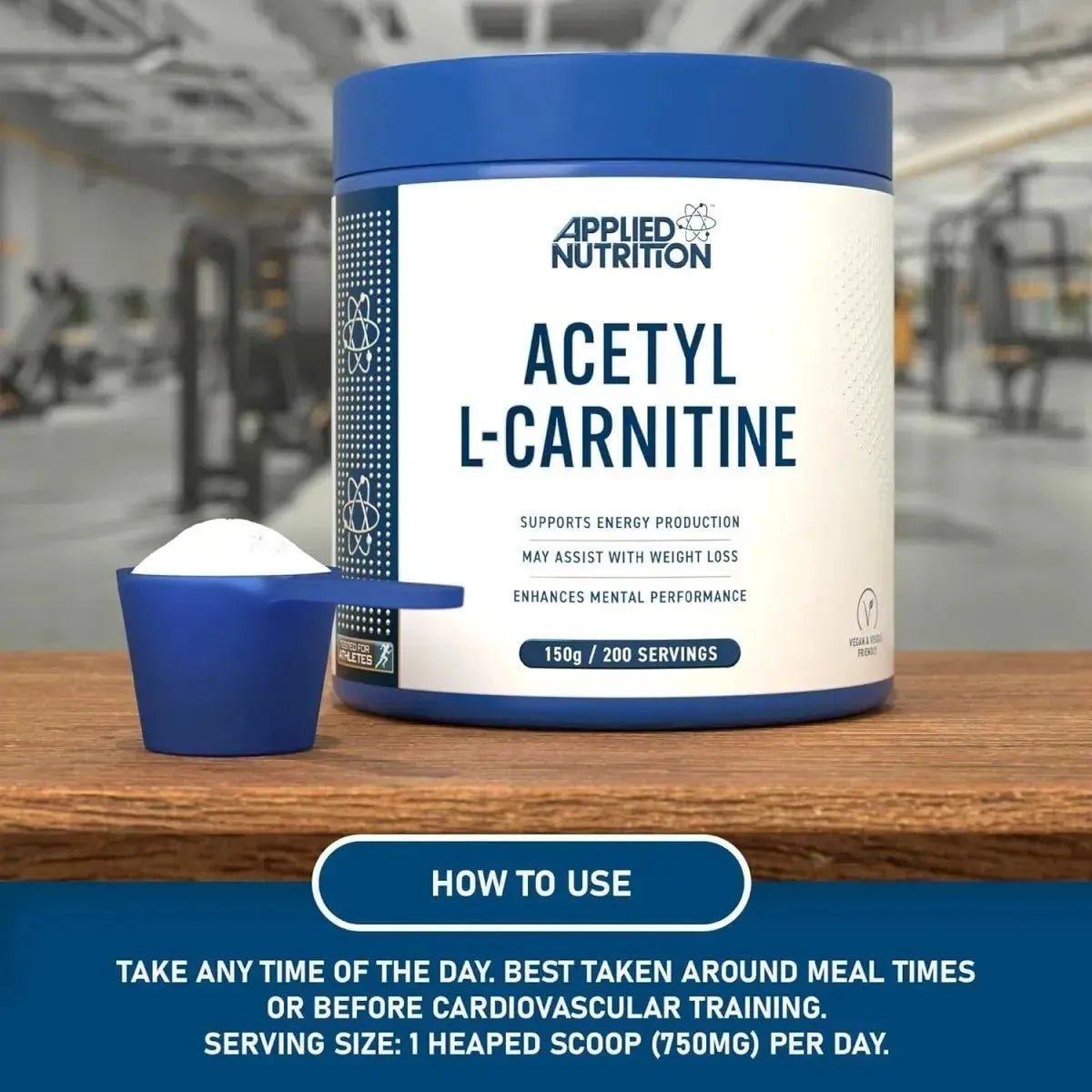 Applied Nutrition Acetyl L-Carnitine Poudre 150 g
