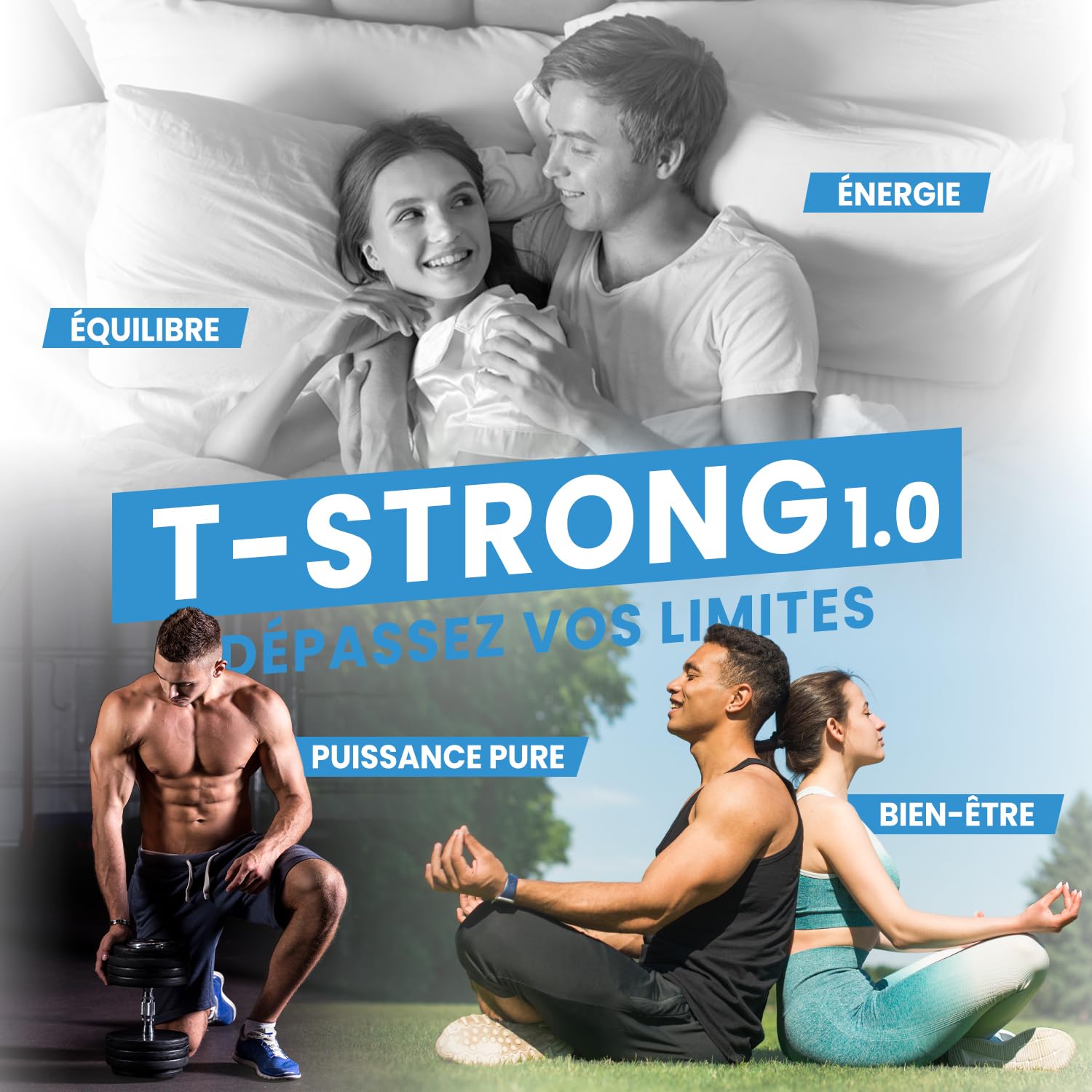 Vitastrong Vitalité T-Strong 120 gélules maca arginine homme
