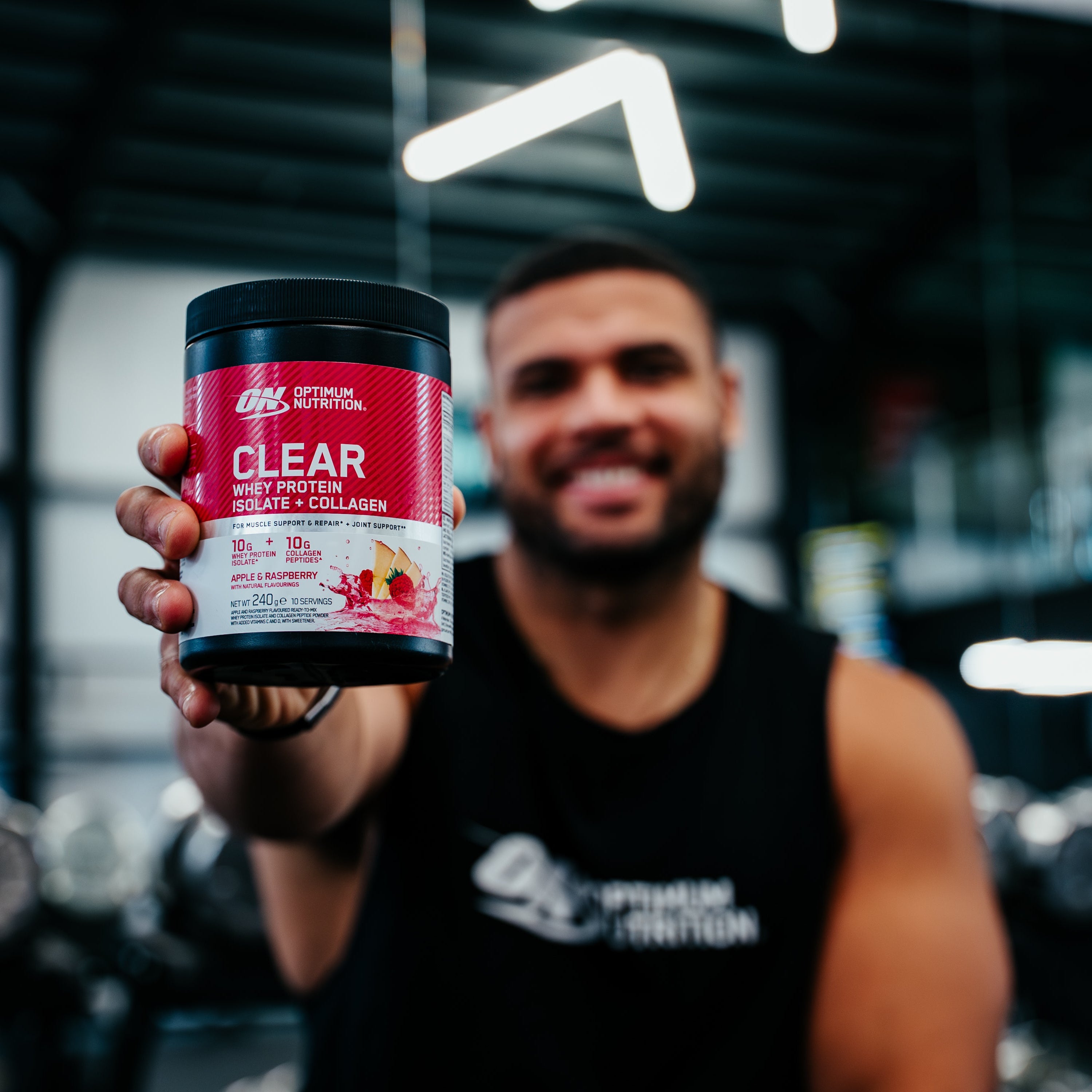 Optimum Nutrition Clear Whey Isolate pomme framboise 240 g