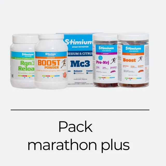 Stimium Les Packs Marathon Plus pack endurance 5 produits