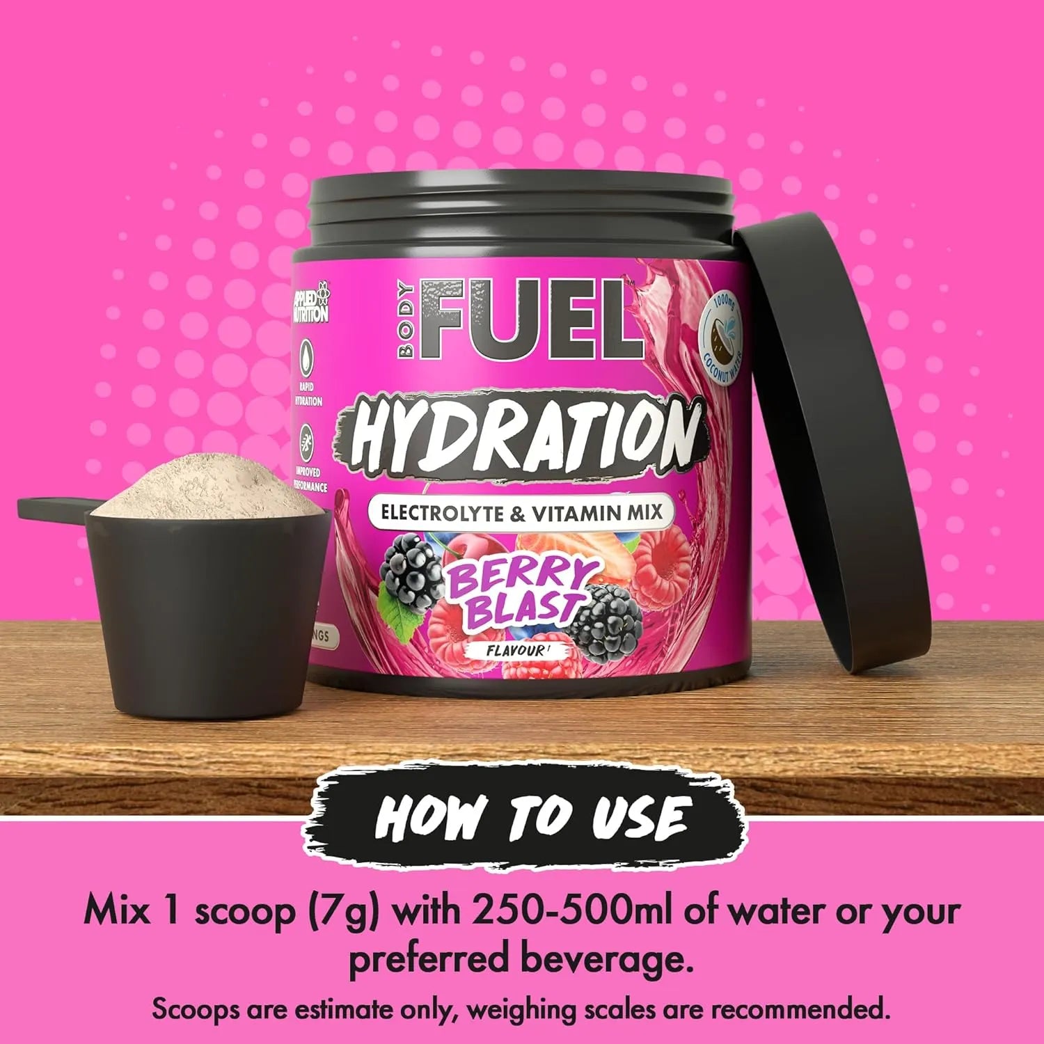Applied Nutrition BodyFuel Hydration Poudre Électrolytes 210 g Orange