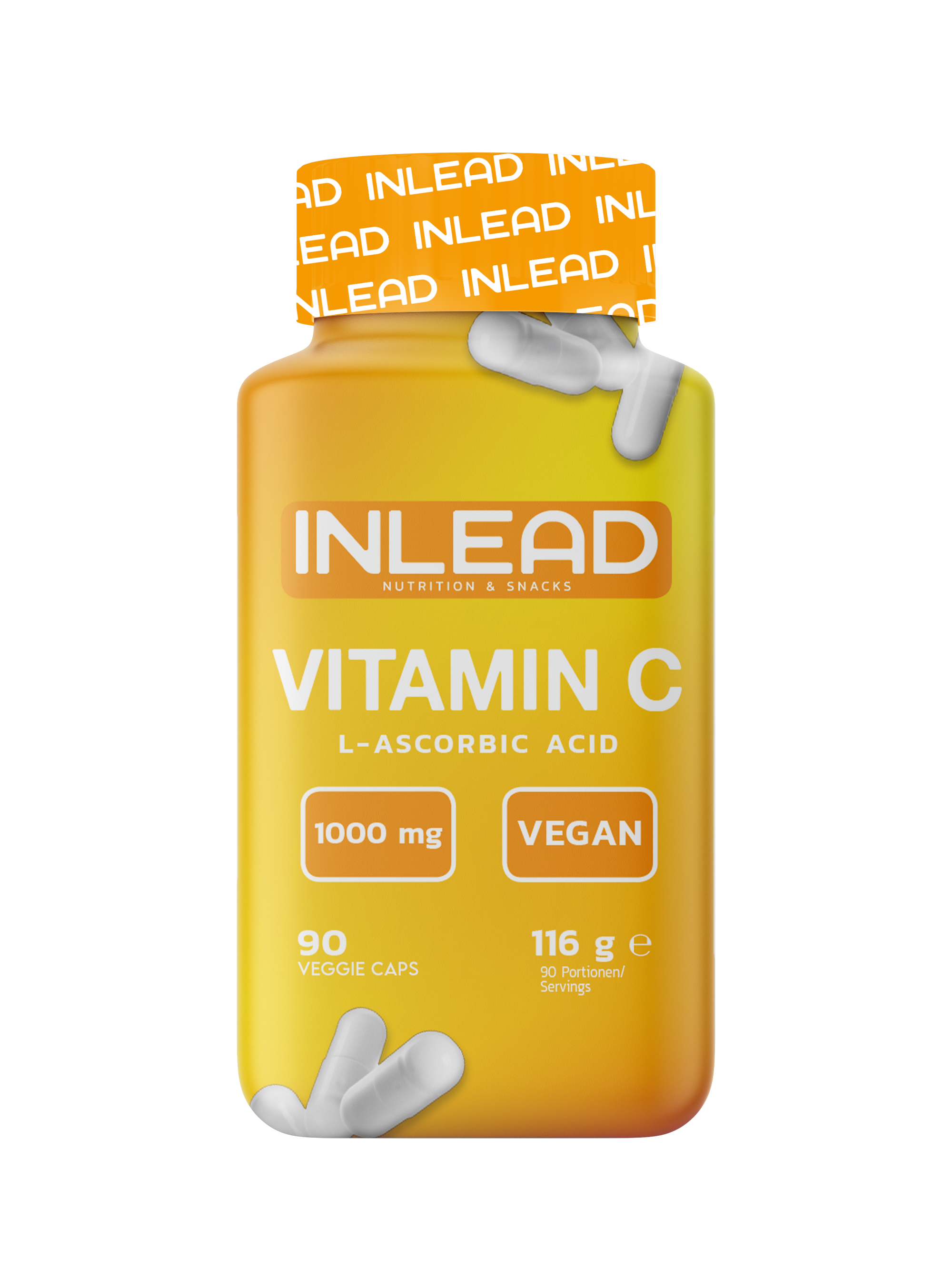 Inlead Vitamine C gélules 90 vegan immunité
