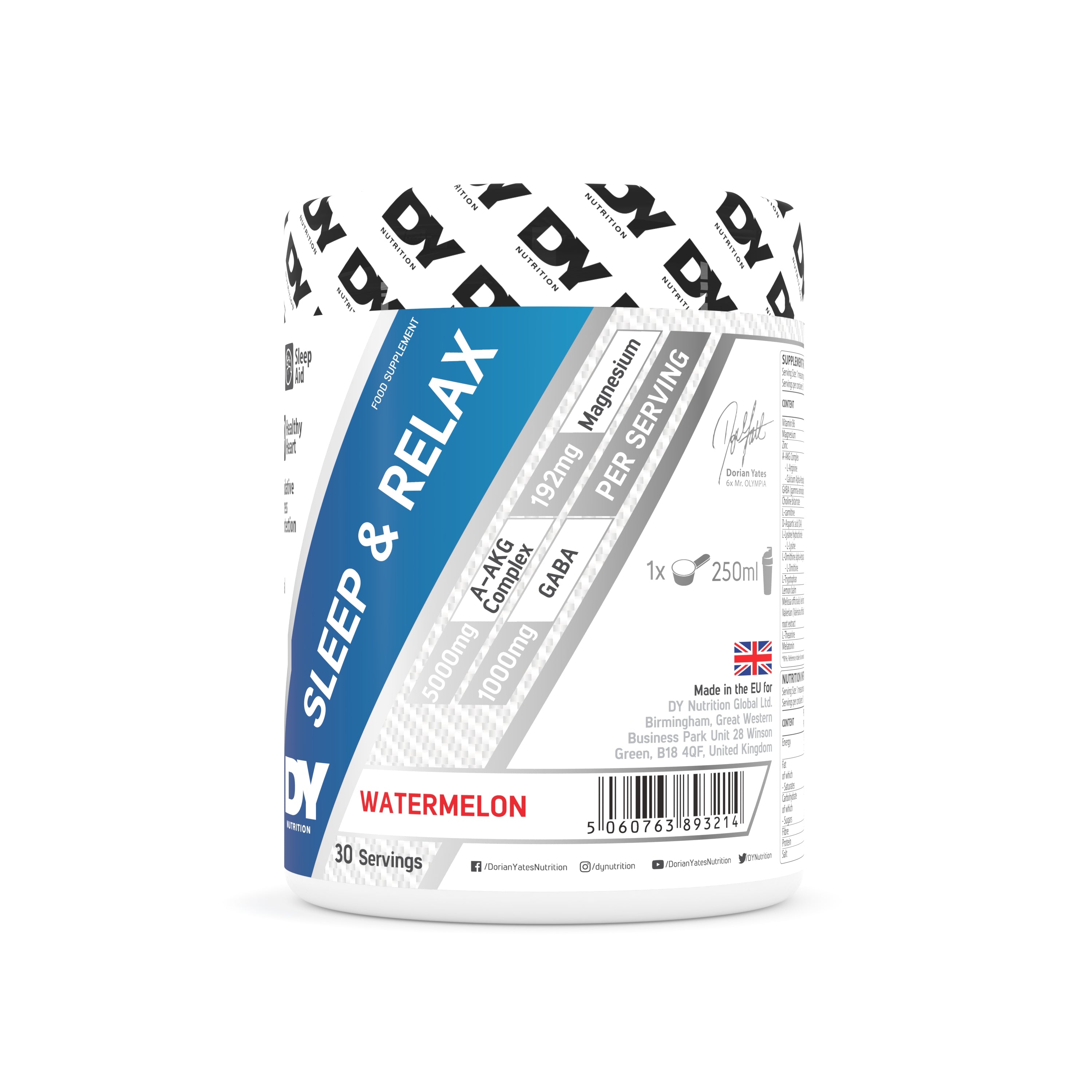 DY Nutrition Sleep & Relax Poudre 15g pastèque GH