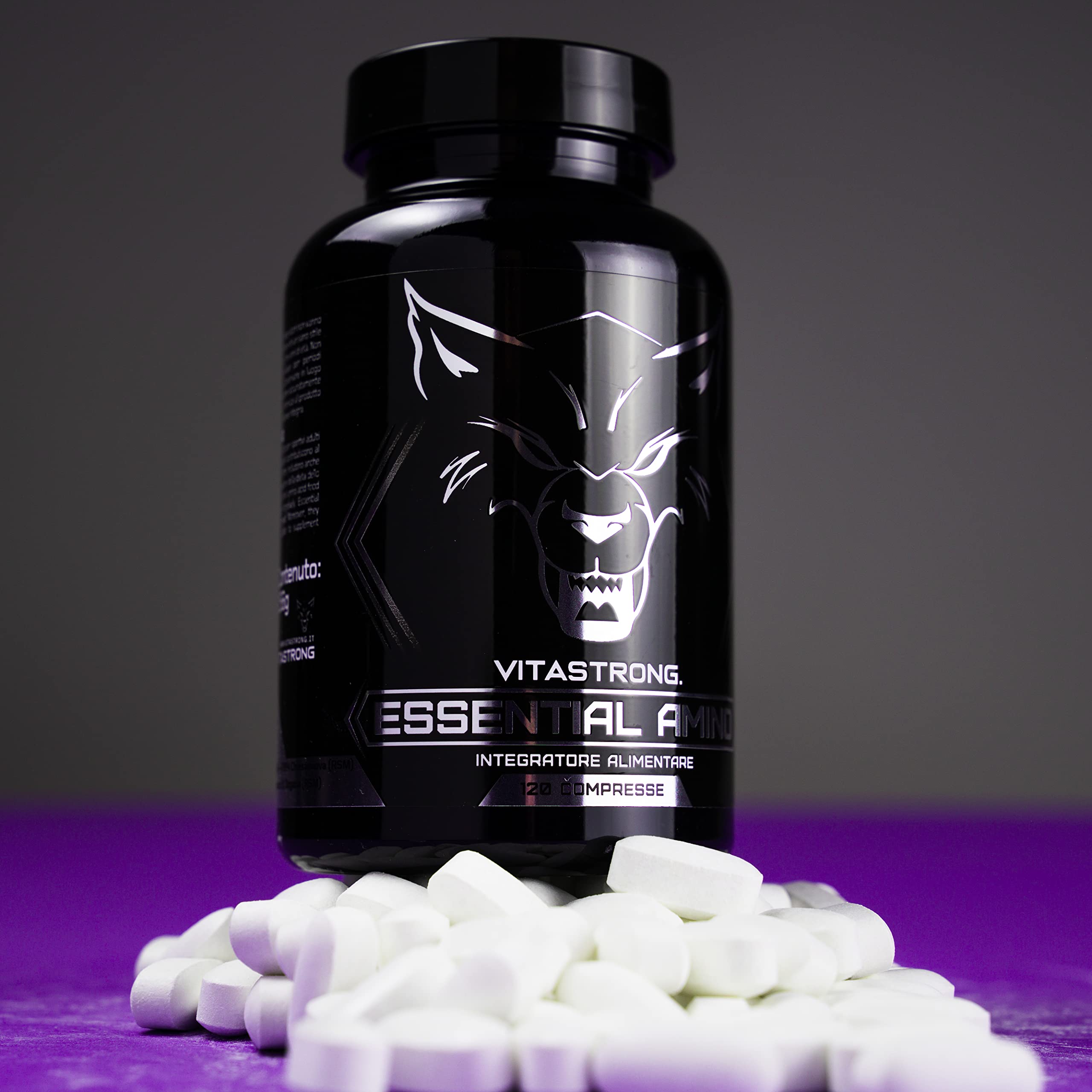Vitastrong EAA Acides Aminés Essentiels Vegan 120 Comprimés endurance