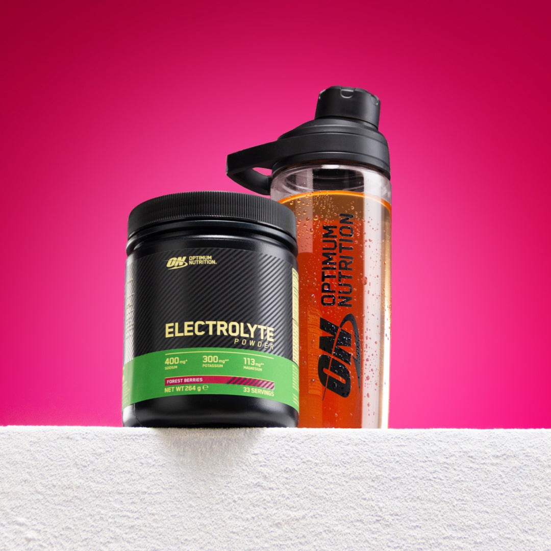 Optimum Nutrition Health Wellness Electrolyte Poudre Orange 264g sans sucre