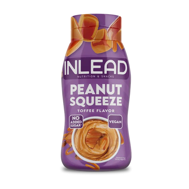 Inlead Peanut Squeeze toffee pâte cacahuète 520 g