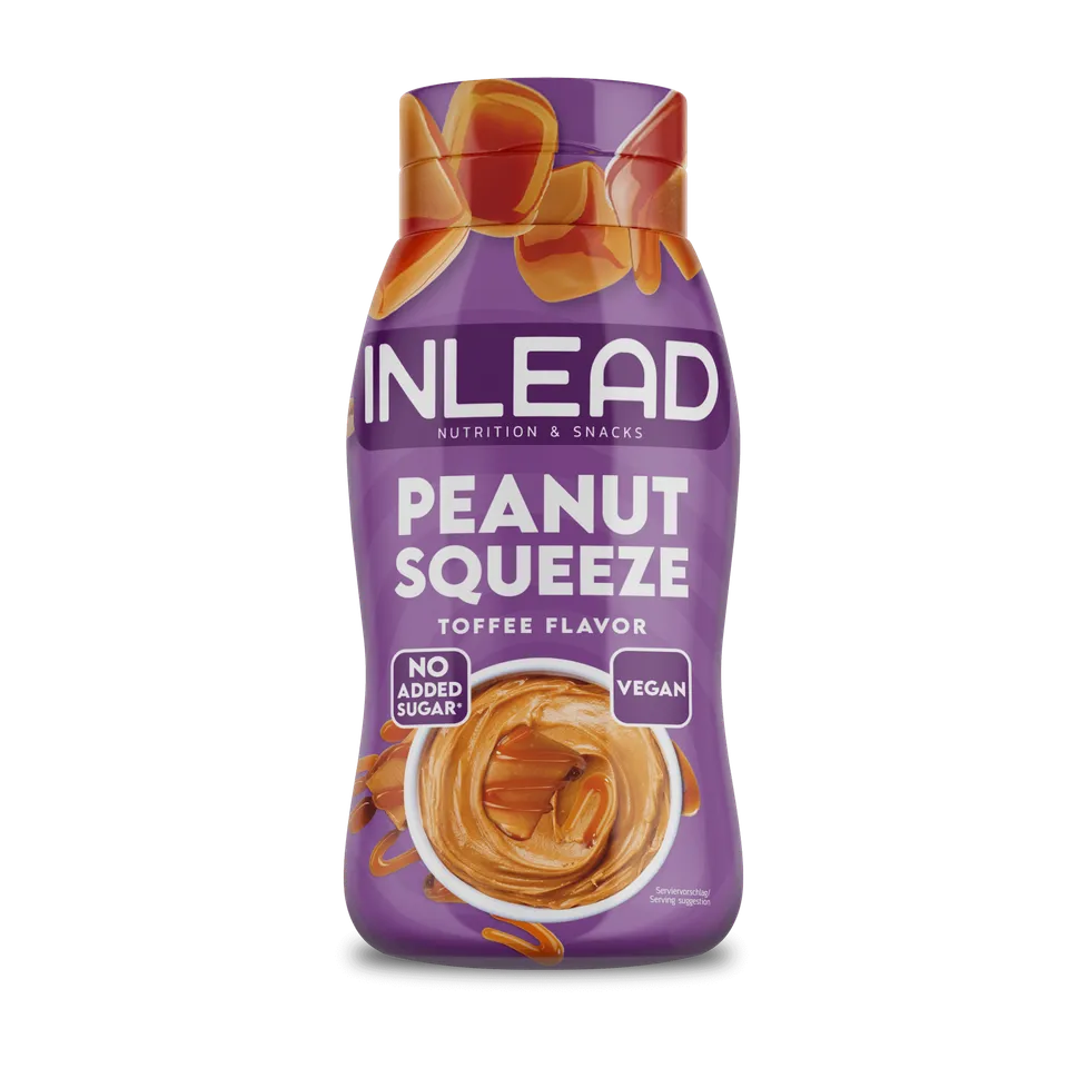 Inlead Peanut Squeeze toffee pâte cacahuète 520 g