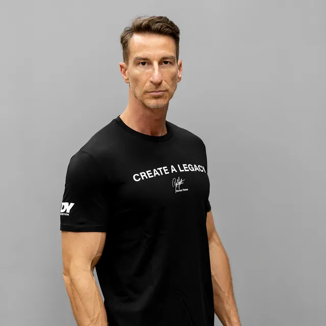 DY Nutrition Create a Legacy t-shirt coton bio noir M