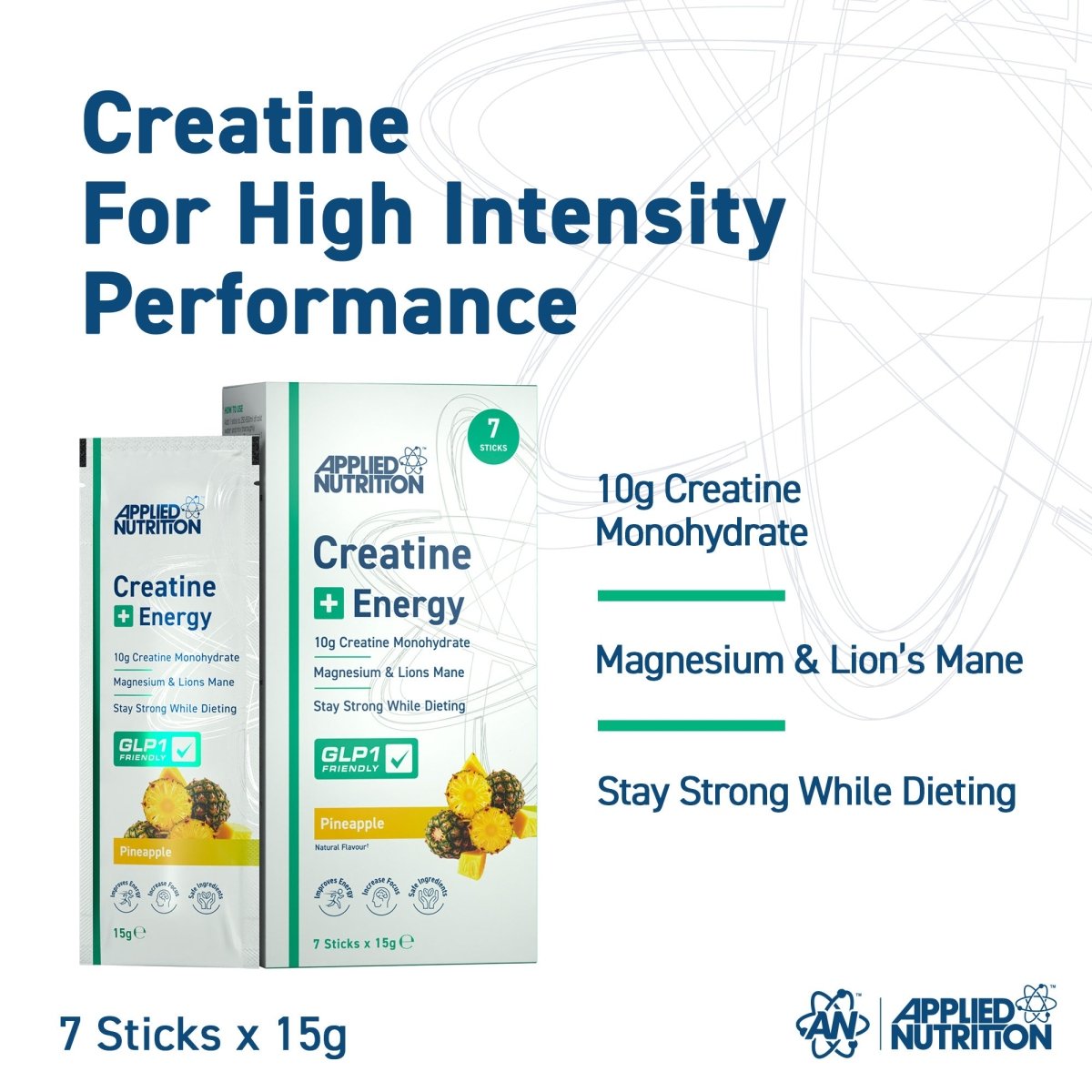 Applied Nutrition Creatine + Energy stick ananas 10g