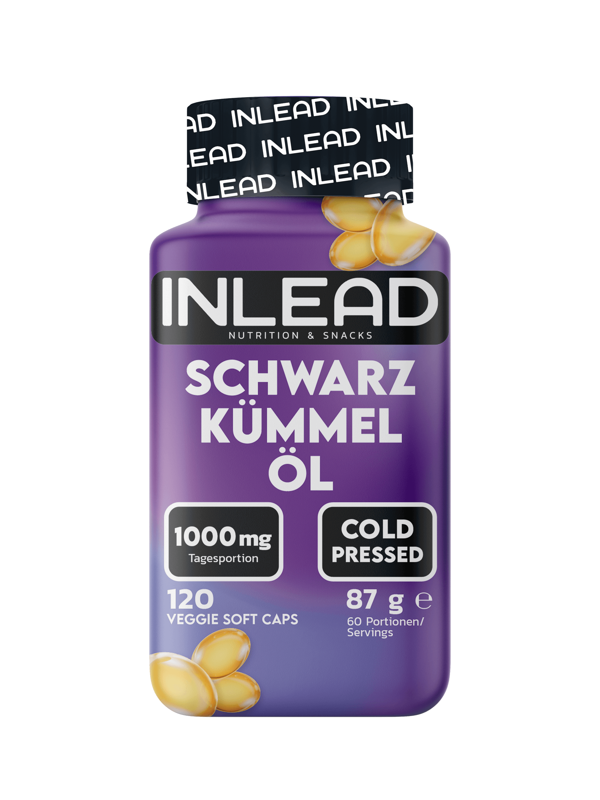 Inlead Schwarzkümmelöl huile nigelle 120 caps vitamine E