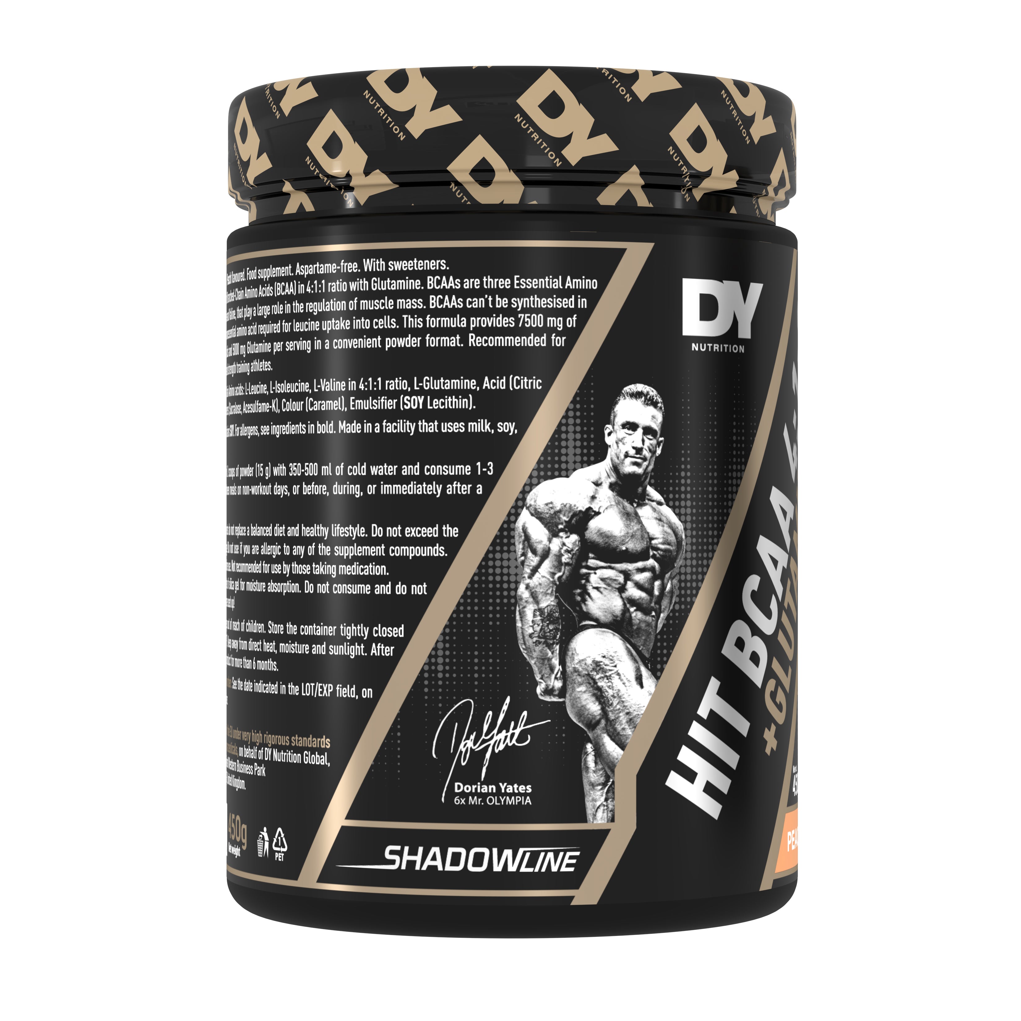 DY HIT BCAA 4:1:1 Glutamine 450g poudre fraise