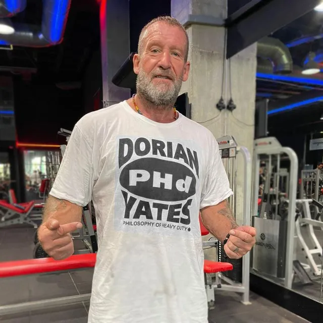 DY Nutrition Apparel T-shirt Dorian Yates M noir et blanc
