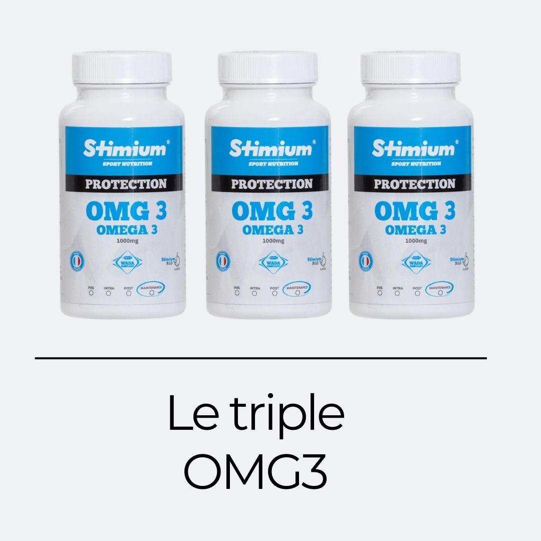 Stimium OMG3 oméga 3 gélules lot de 3 EPA DHA