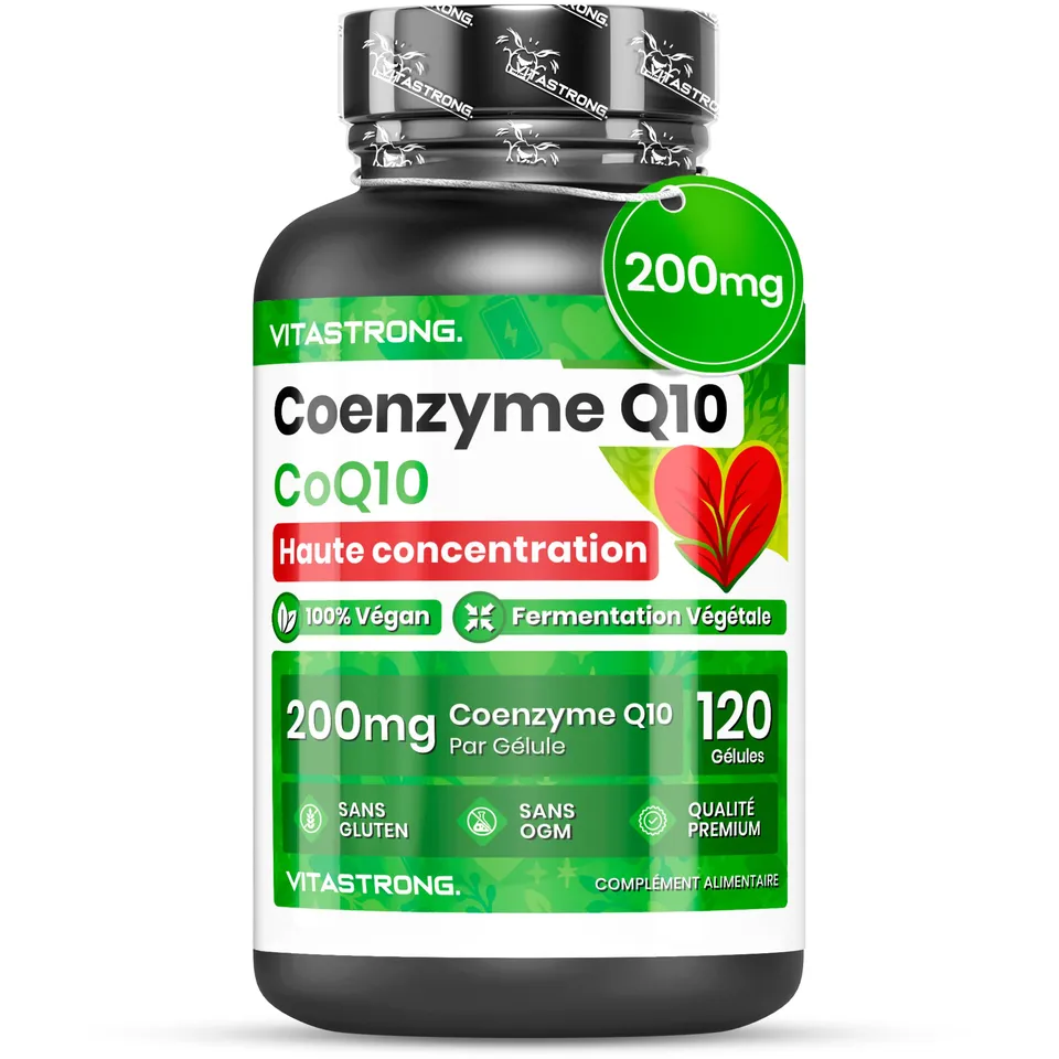 Vitastrong Vitalité Coenzyme Q10 200mg 120 Gélules Vegan