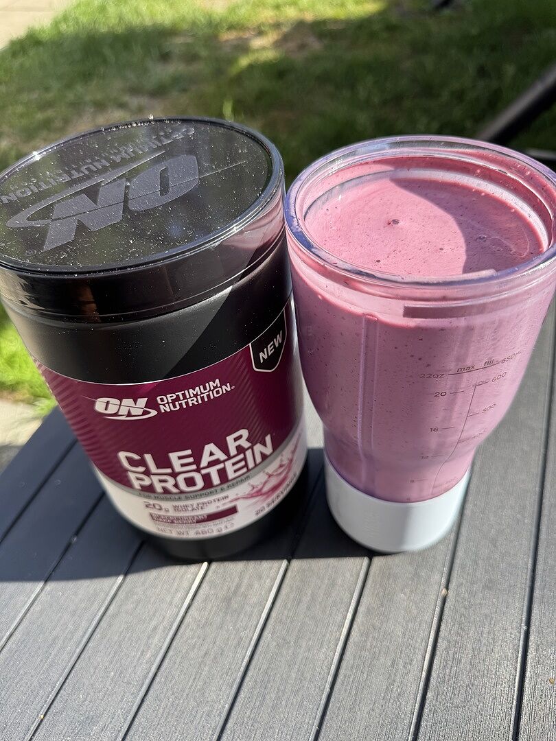 Optimum Nutrition Clear Protein poudre pêche 480g 20g
