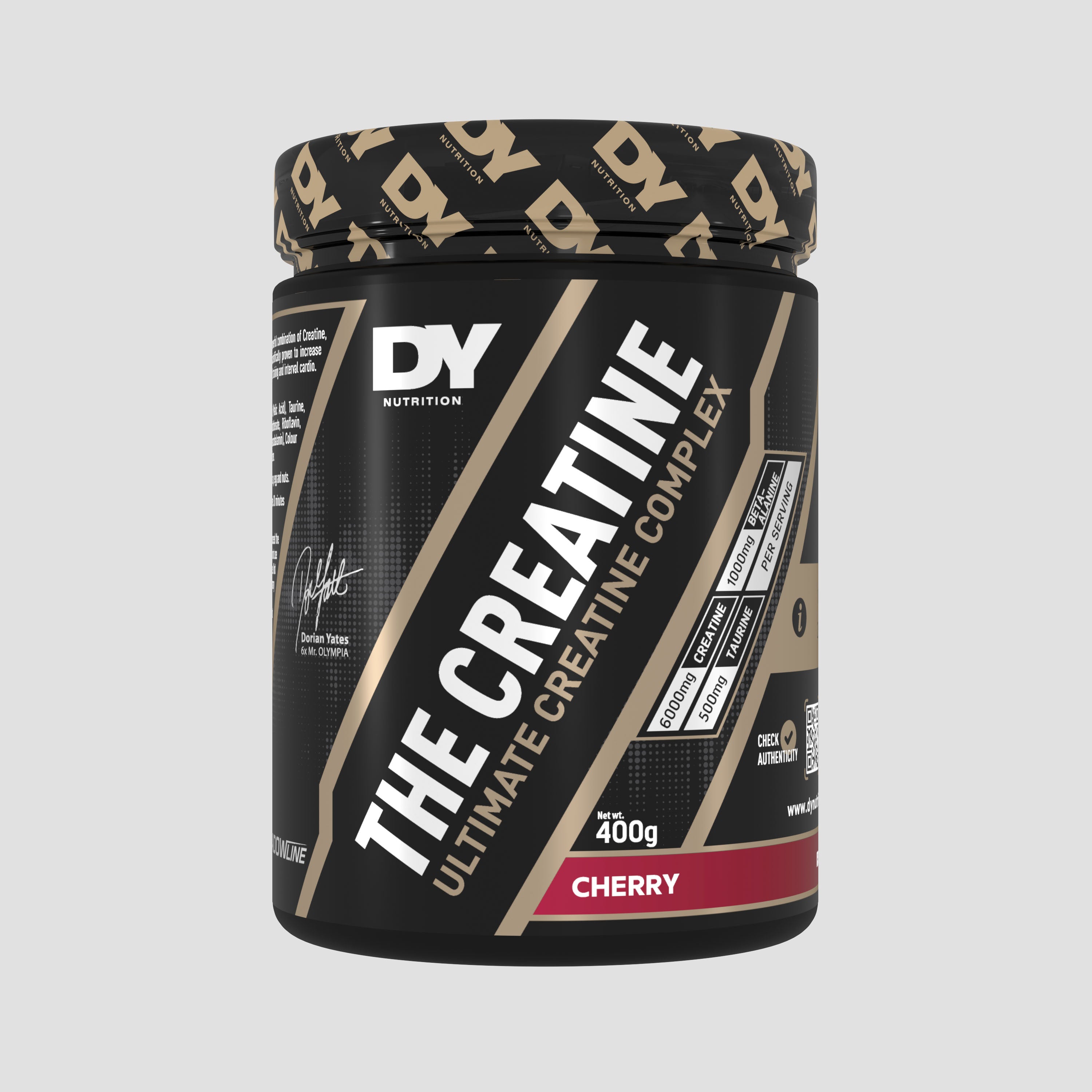 DY Nutrition The Creatine Poudre 400g pêche 40 doses