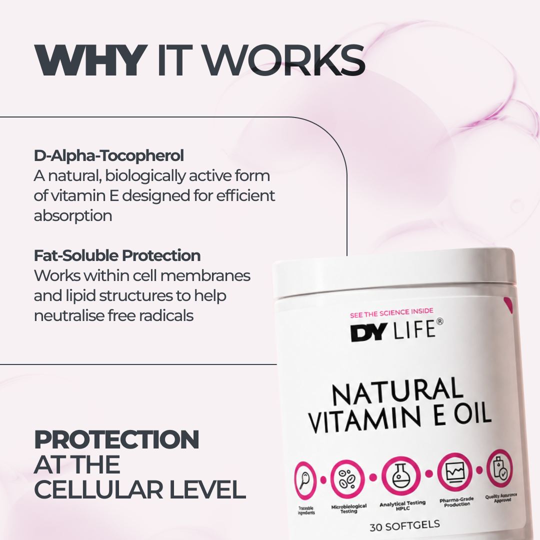 DY Nutrition DY Life Vitamine E naturelle 30 softgels