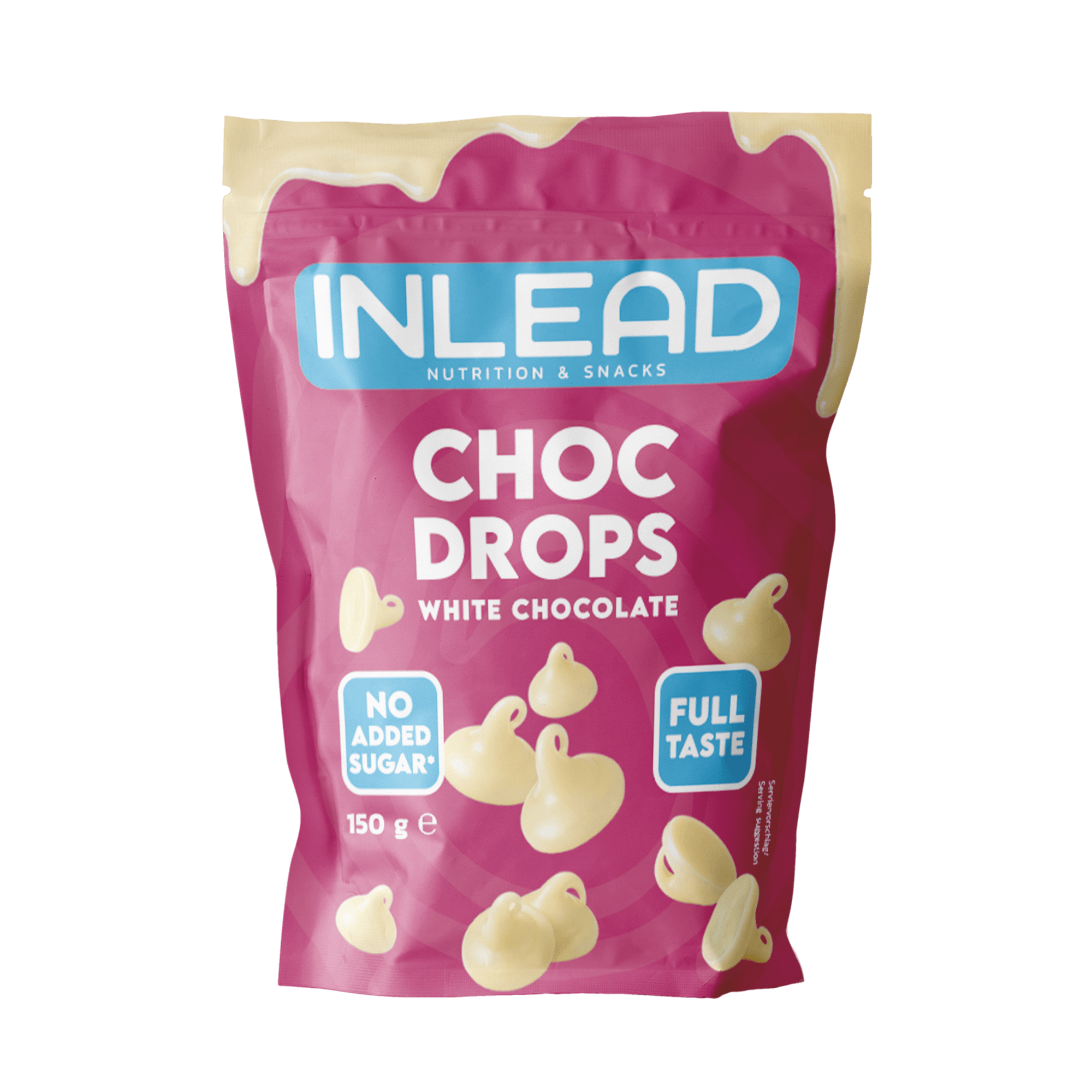 Inlead Choc Drops pépites chocolat noir 150 g sans sucre