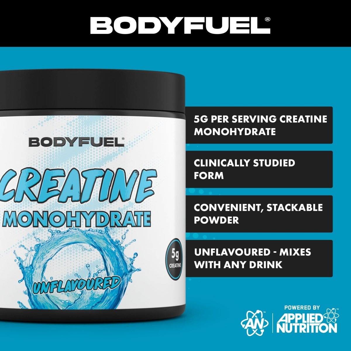 Applied Nutrition BodyFuel Creatine Monohydrate Poudre Love Hearts