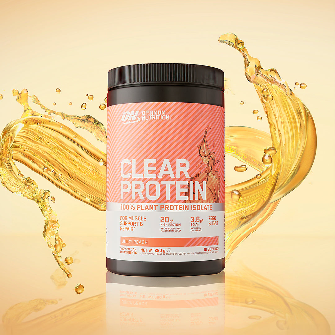Optimum Nutrition Clear Protein isolate pois pêche 280 g 20g