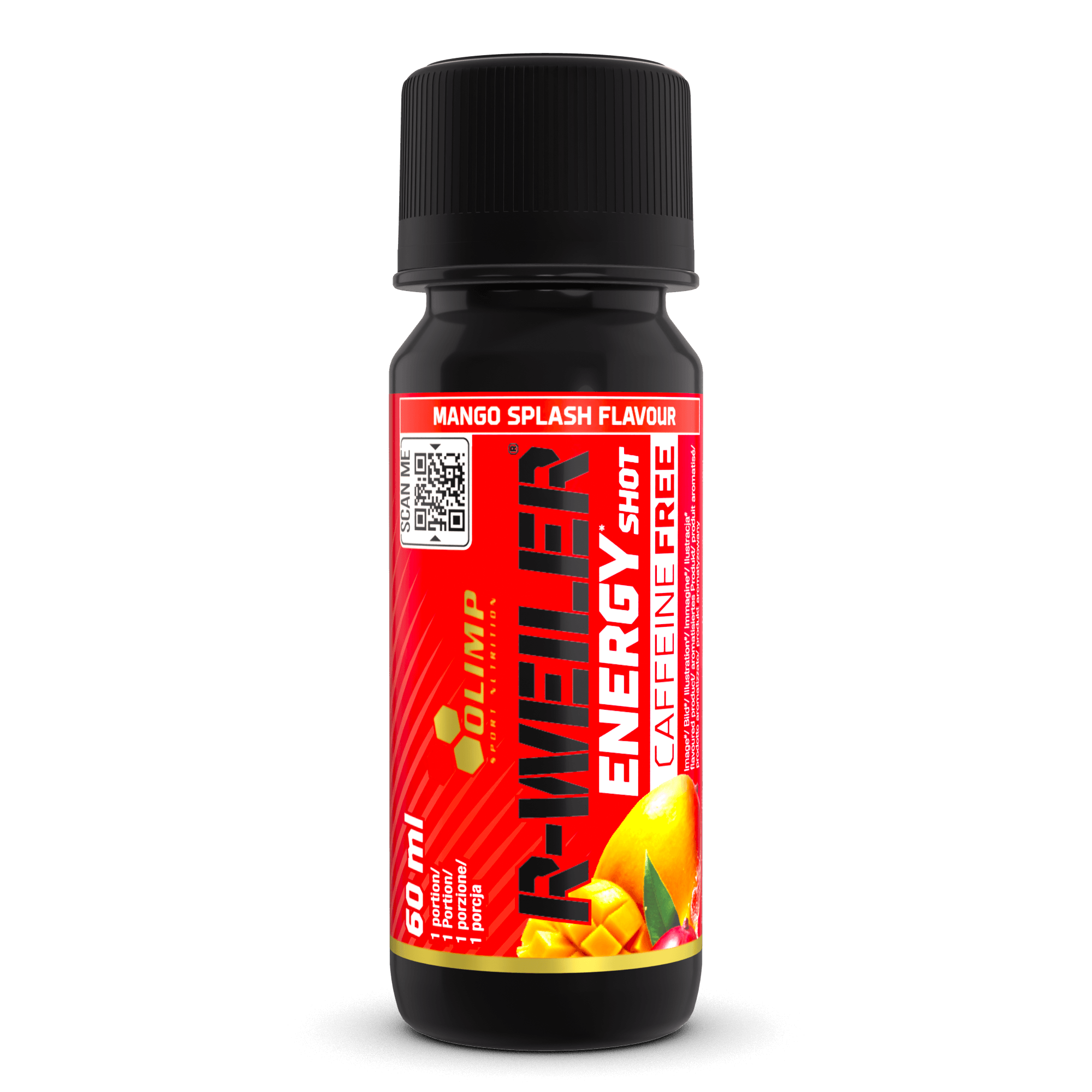 Olimp R-Weiler Energy Shot pré-workout 60 ml mango