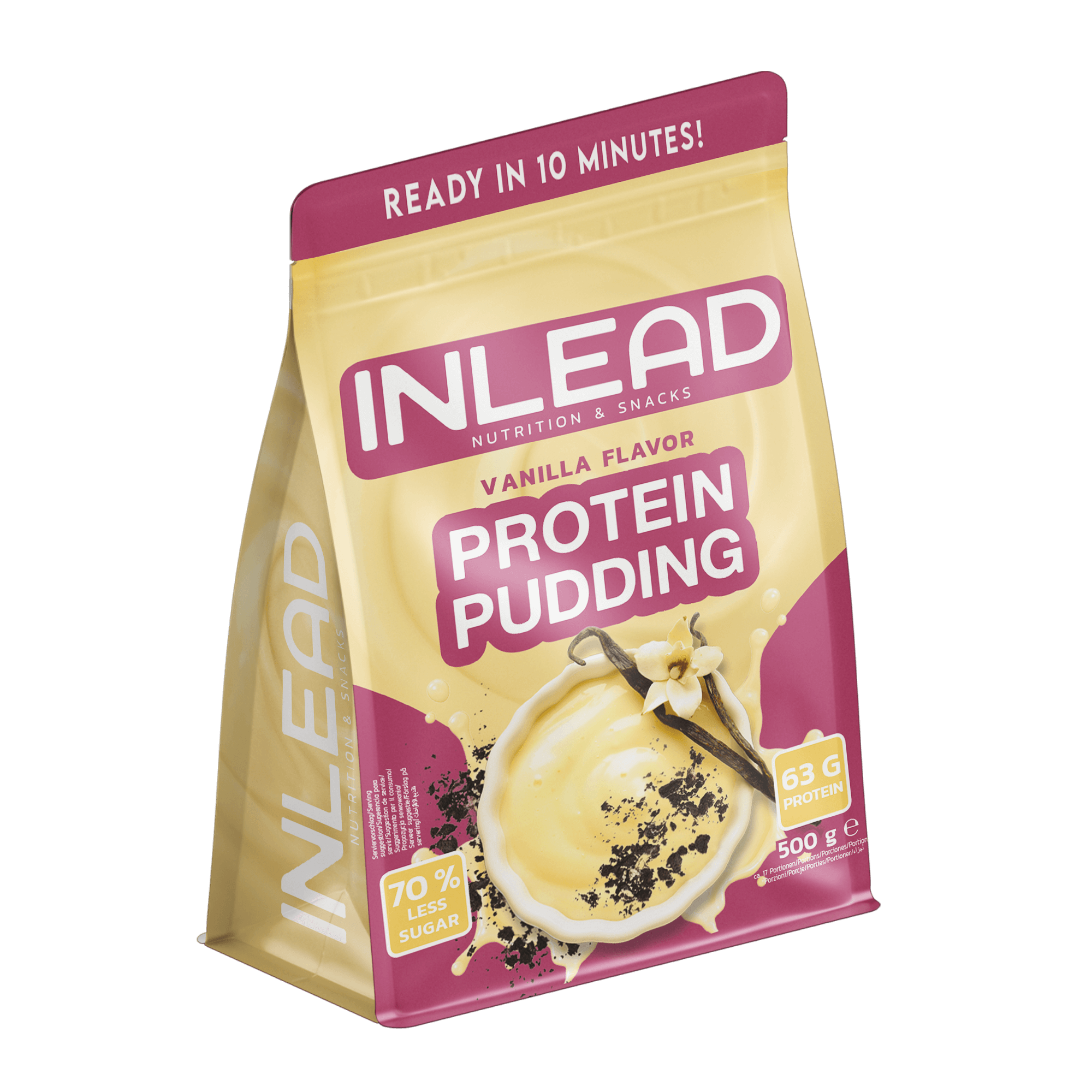 Inlead Protein Pudding crème chocolat 500 g 19 g protéines
