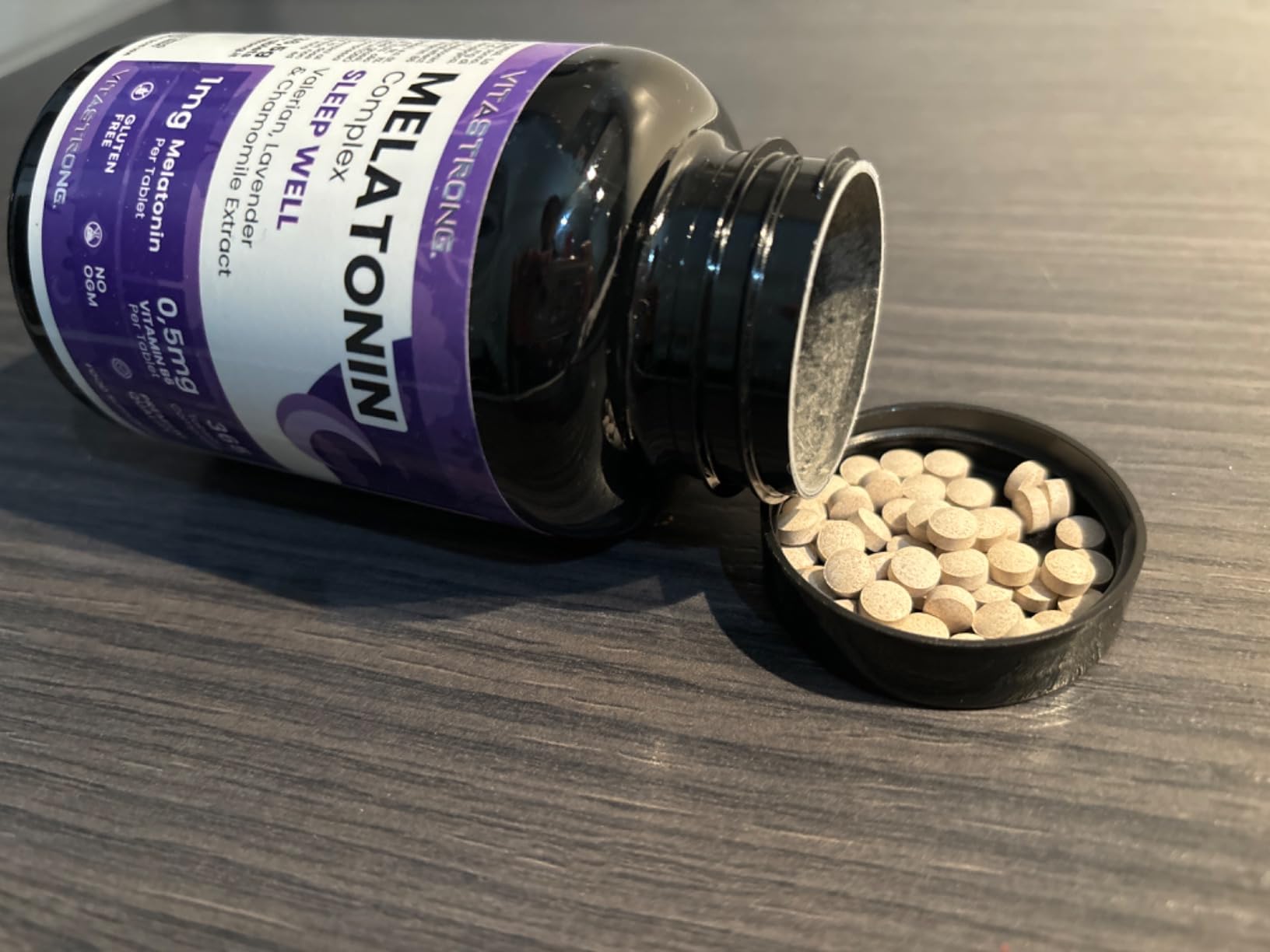 Vitastrong Sommeil Melatonine Complex 1mg 365 micro-comprimés