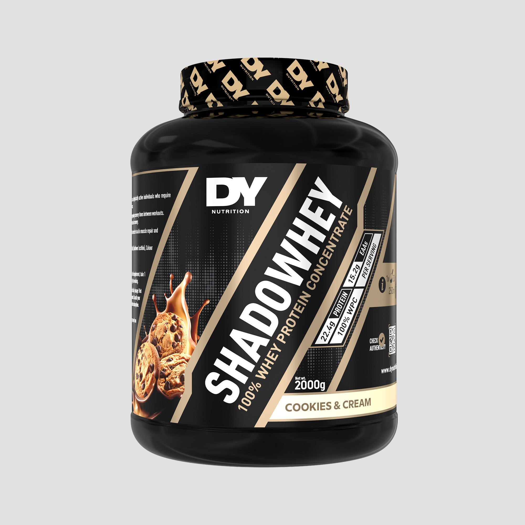 DY Nutrition Shadowhey Whey Protéine 2 kg goût fraise