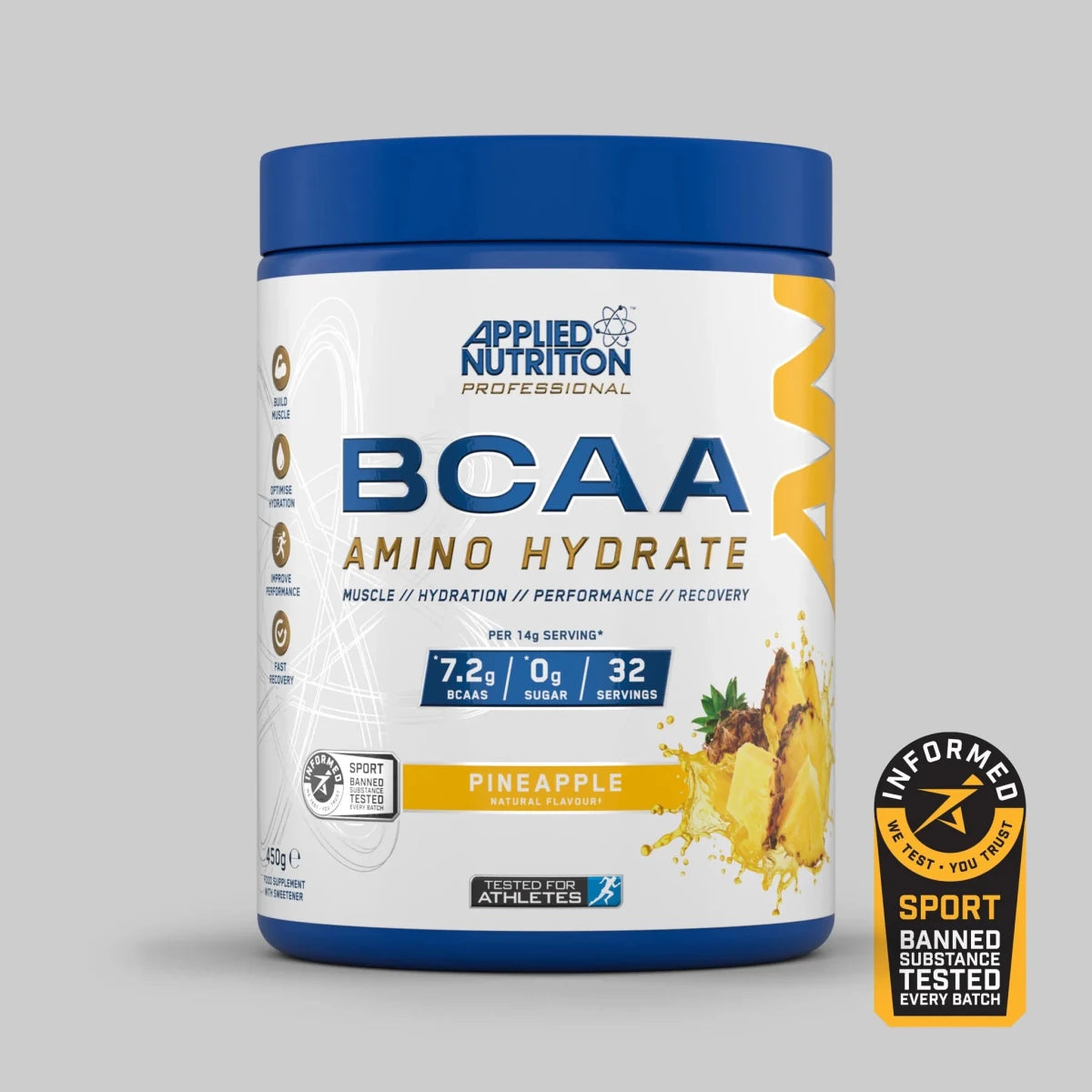 Applied Nutrition BCAA Amino Hydrate Icy Blue Raz 450 g