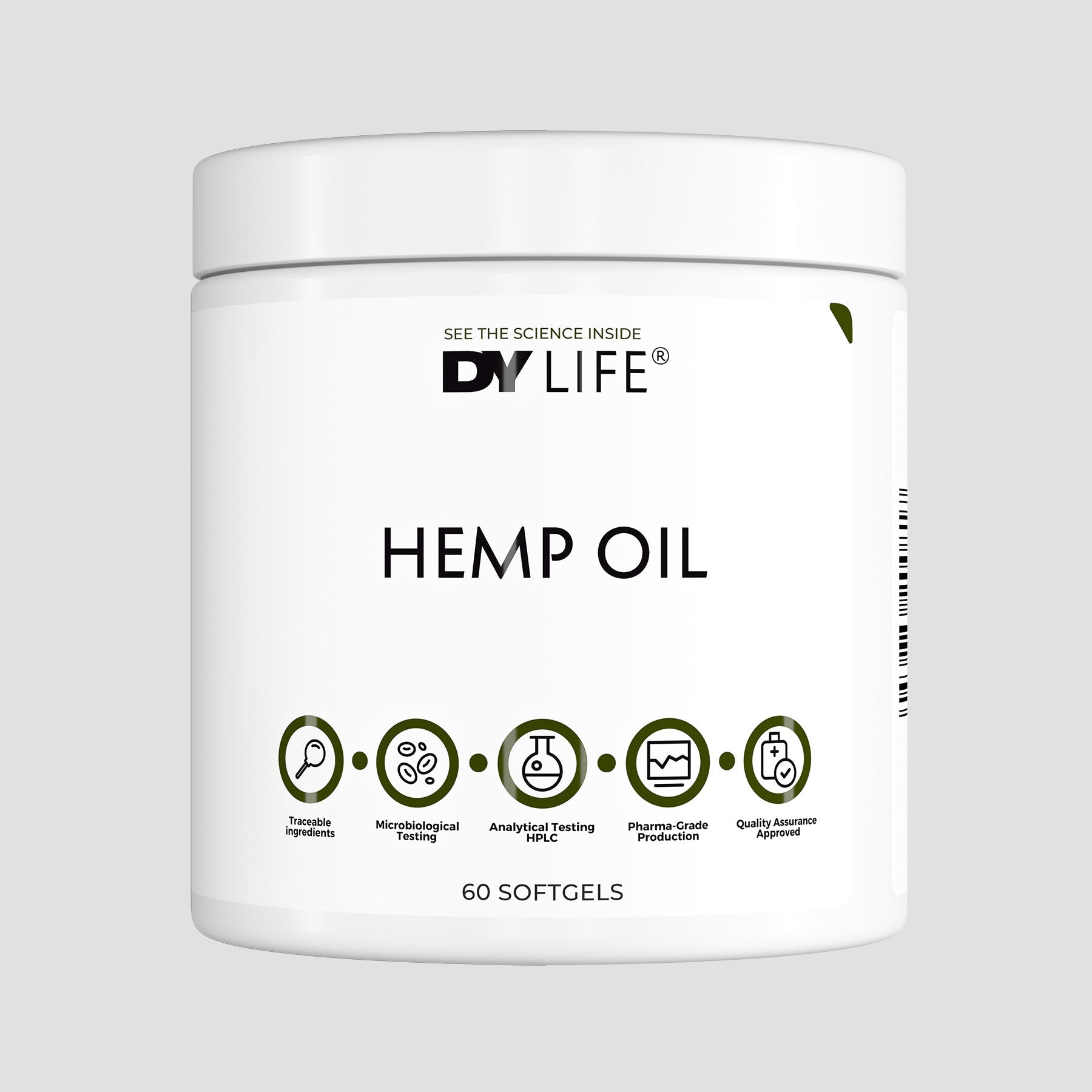 DY Nutrition DY Life Huile de Chanvre 60 gélules oméga