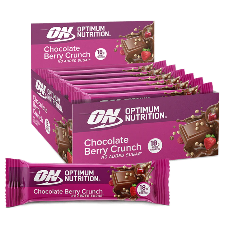 Optimum Nutrition Protein Bars Barre Chocolat Berry 55g 18g