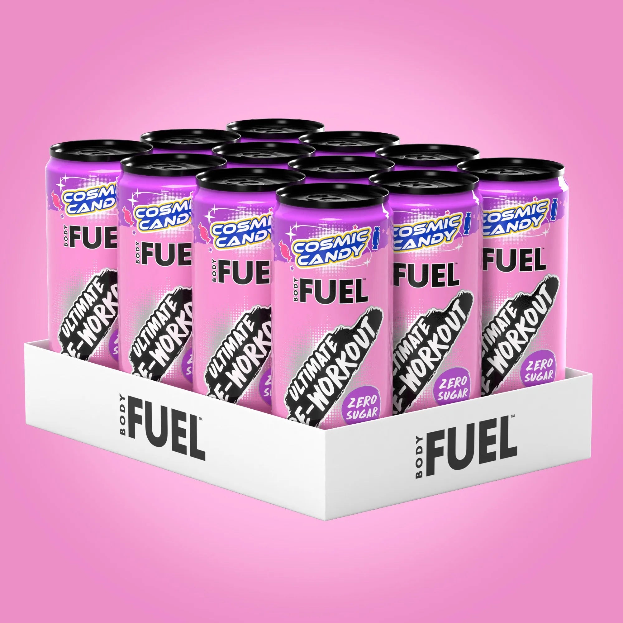 Applied Nutrition BodyFuel Pre-Workout boisson Strawberry Lemonade 12 pack