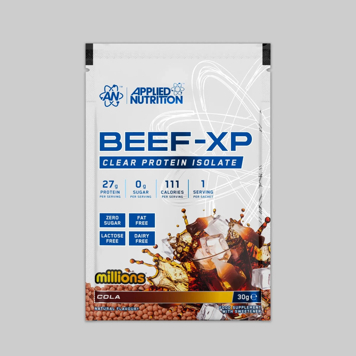 Applied Nutrition Beef-XP protéine bœuf framboise bleue 30g isolate