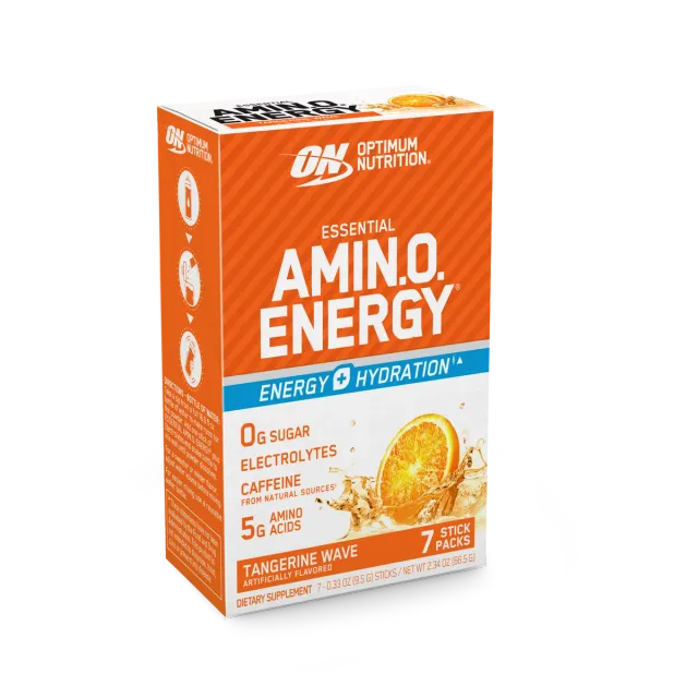 Optimum Nutrition Amino Energy + Electrolytes Stick Boisson Énergie Caféine