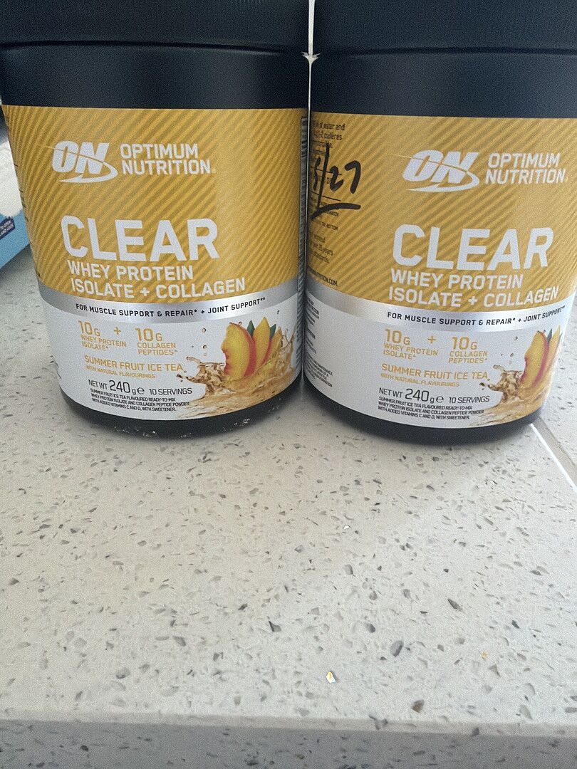 Optimum Nutrition Clear Protein poudre pêche 480g 20g
