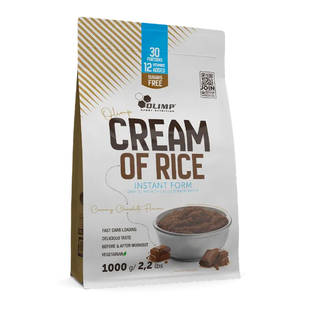Olimp Cream of Rice crème de riz 1000 g sans sucres