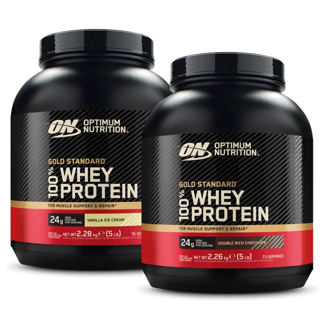 Optimum Nutrition Gold Standard Whey protéine 2x2270 g